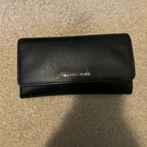 Black Large Michael Kors Wallet